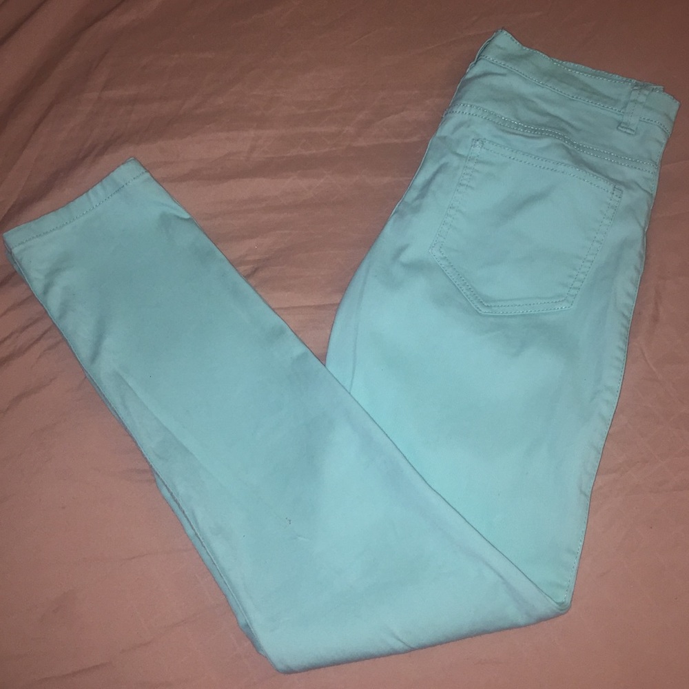 H&M Mint Green Skinny Pants